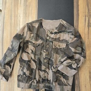 Women's Camouflage Denim Jacket
